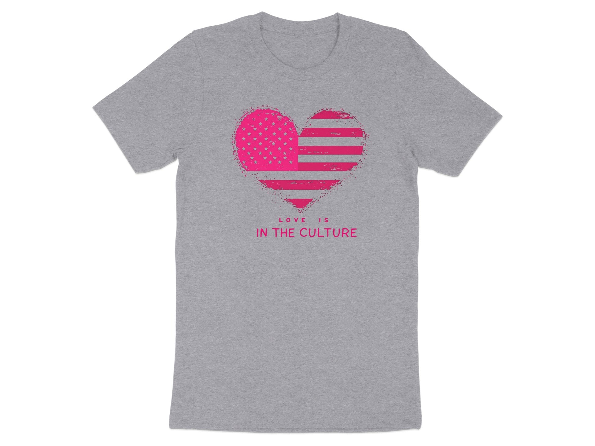 Love is in the Culture Heart Graphic T-shirt