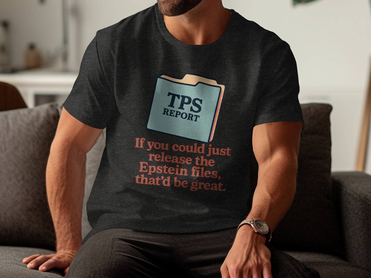 TPS Report Epstein Files Graphic T-Shirt product