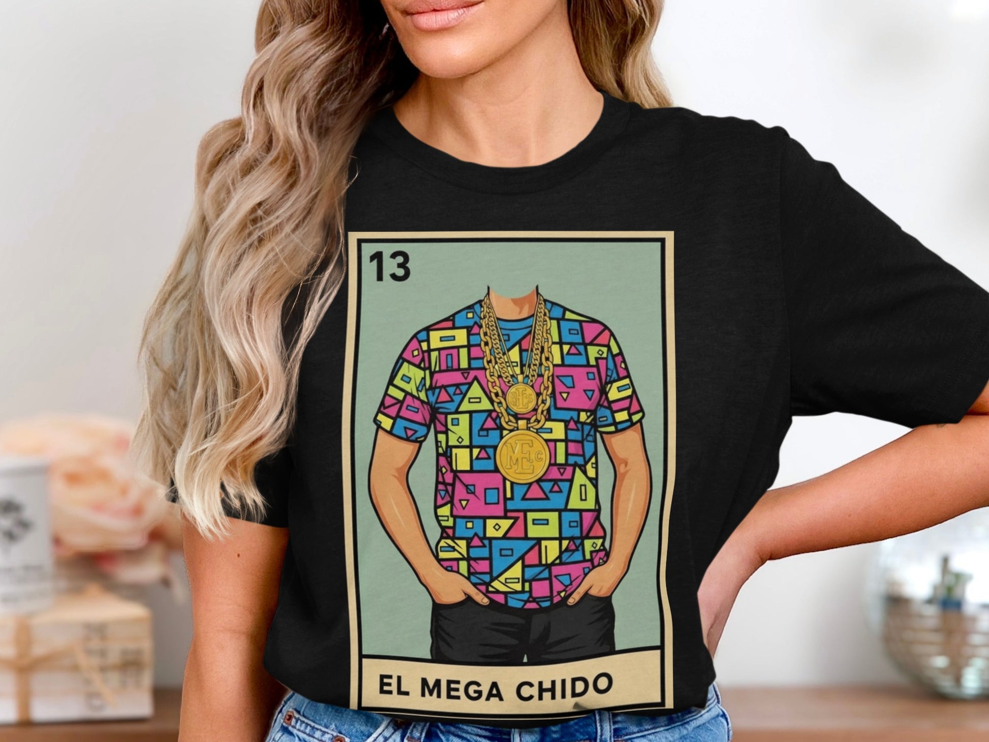El Mega Chido Card Graphic Design Shirt product