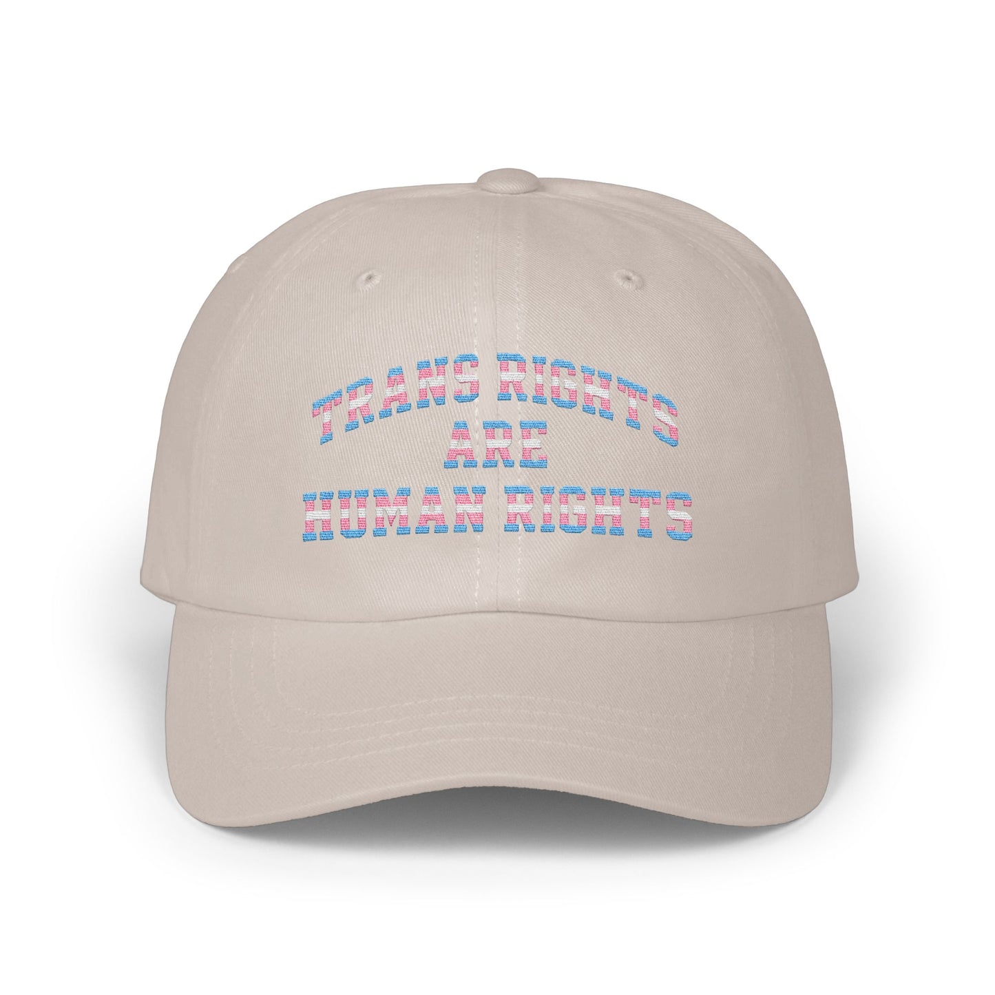 Trans Rights Are Human Rights Embroidered Hat product type
