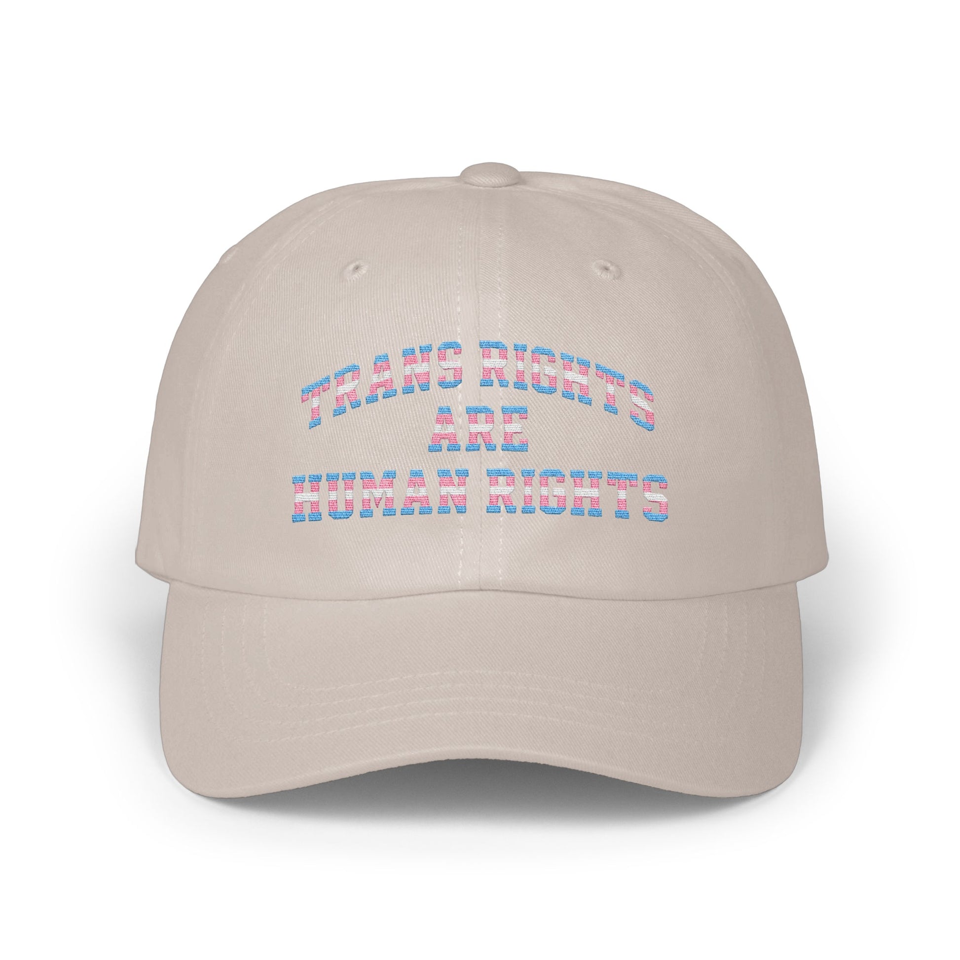 Trans Rights Are Human Rights Embroidered Hat product type