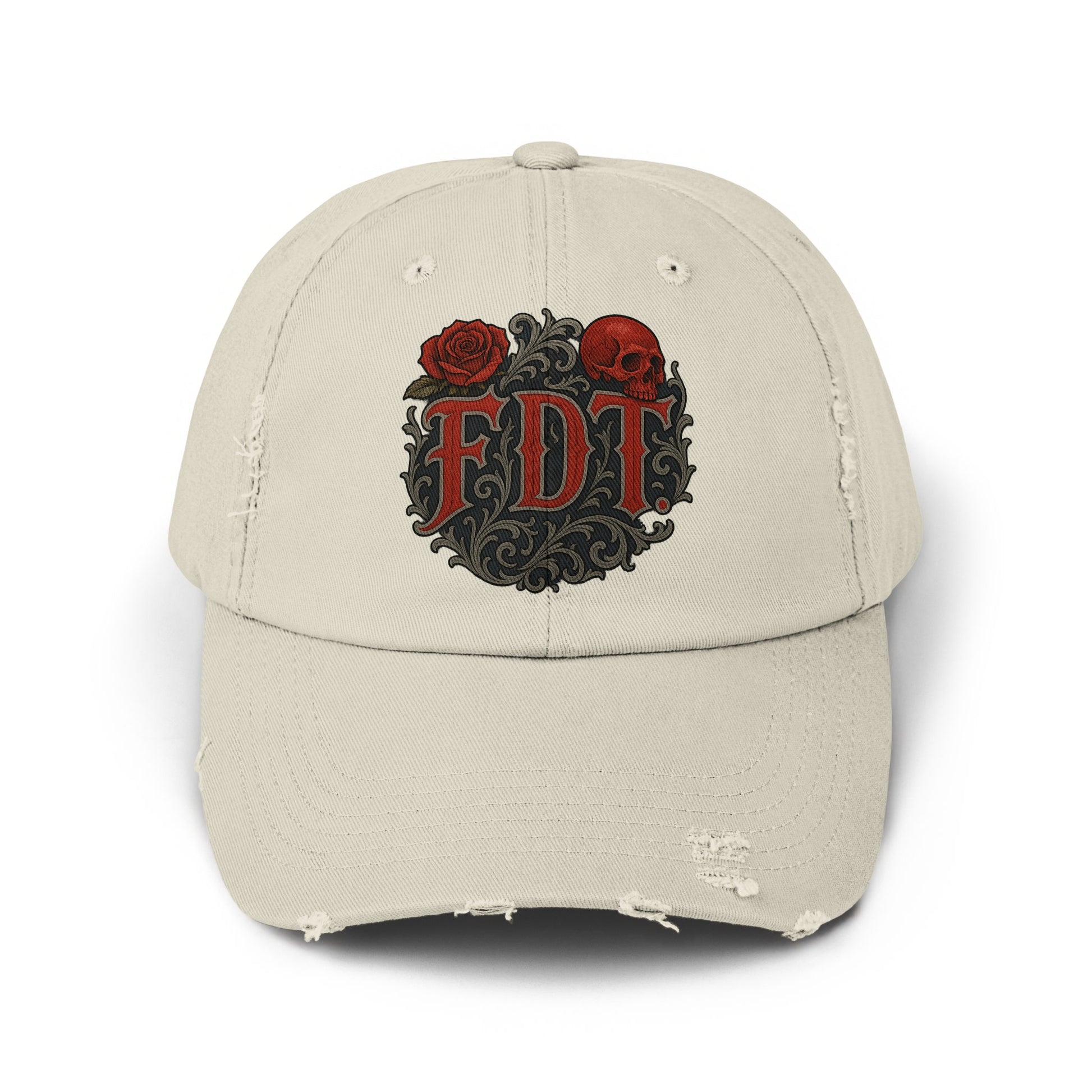 Vintage Design FDT Embroidered Distressed Cap product type