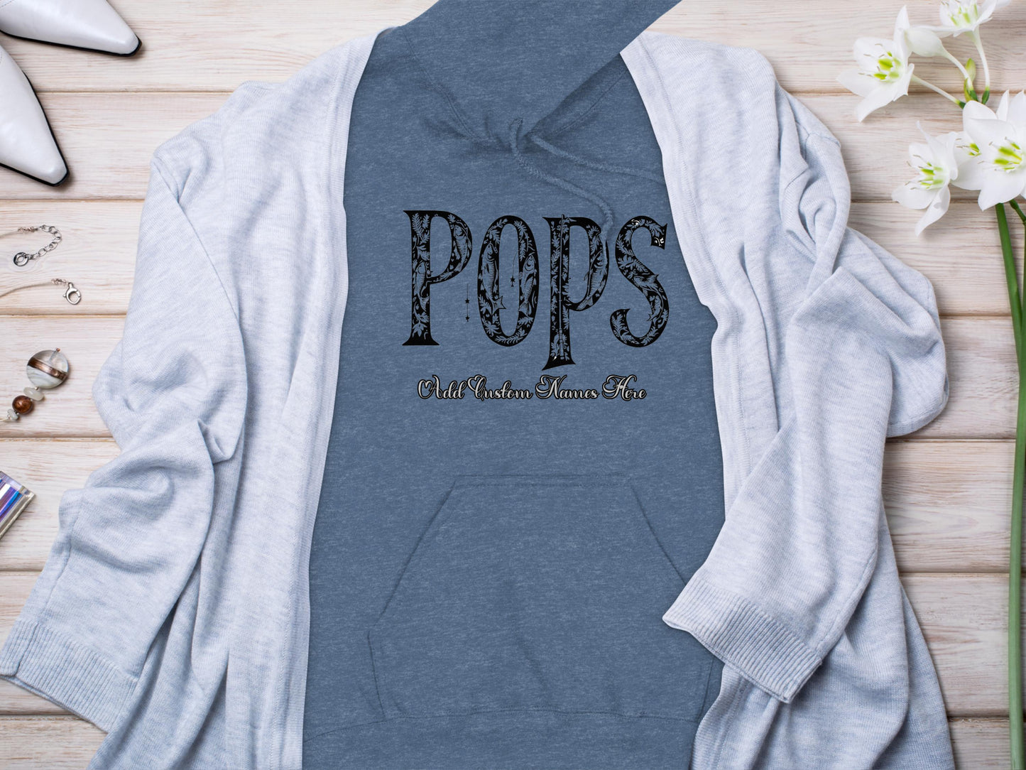 Bold Pops Text Designed Hoodie Product