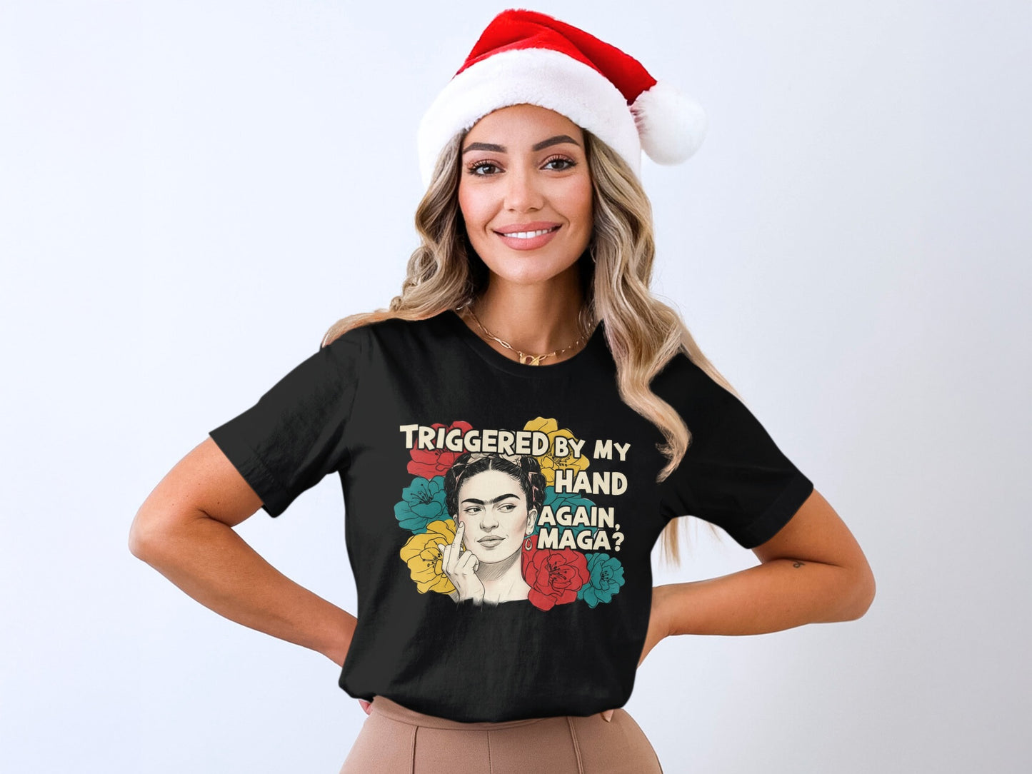 Triggered By My Hand Again MAGA T-Shirt