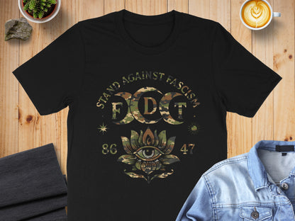 Stand Against Fascism FDT Eye Graphic T-Shirt product type
