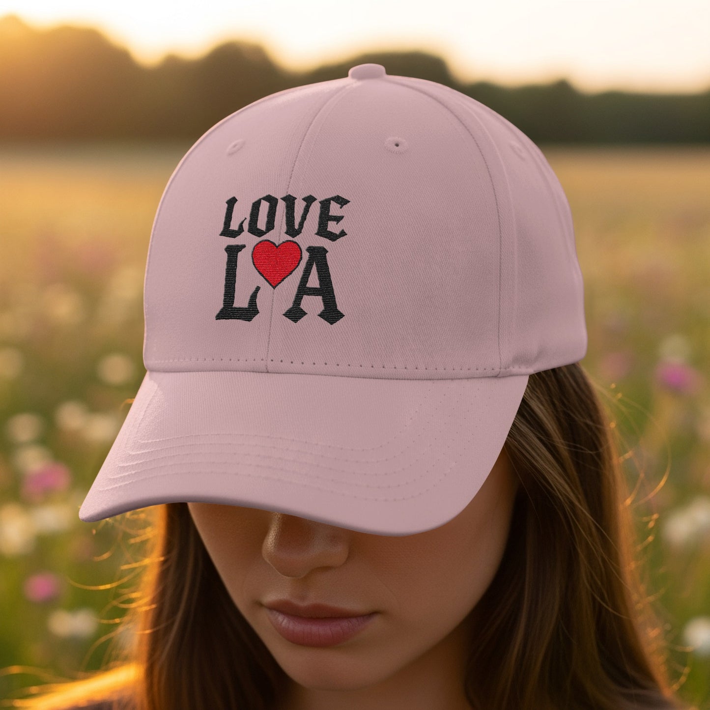 LOVE LA Embroidered Lettering Baseball Cap product