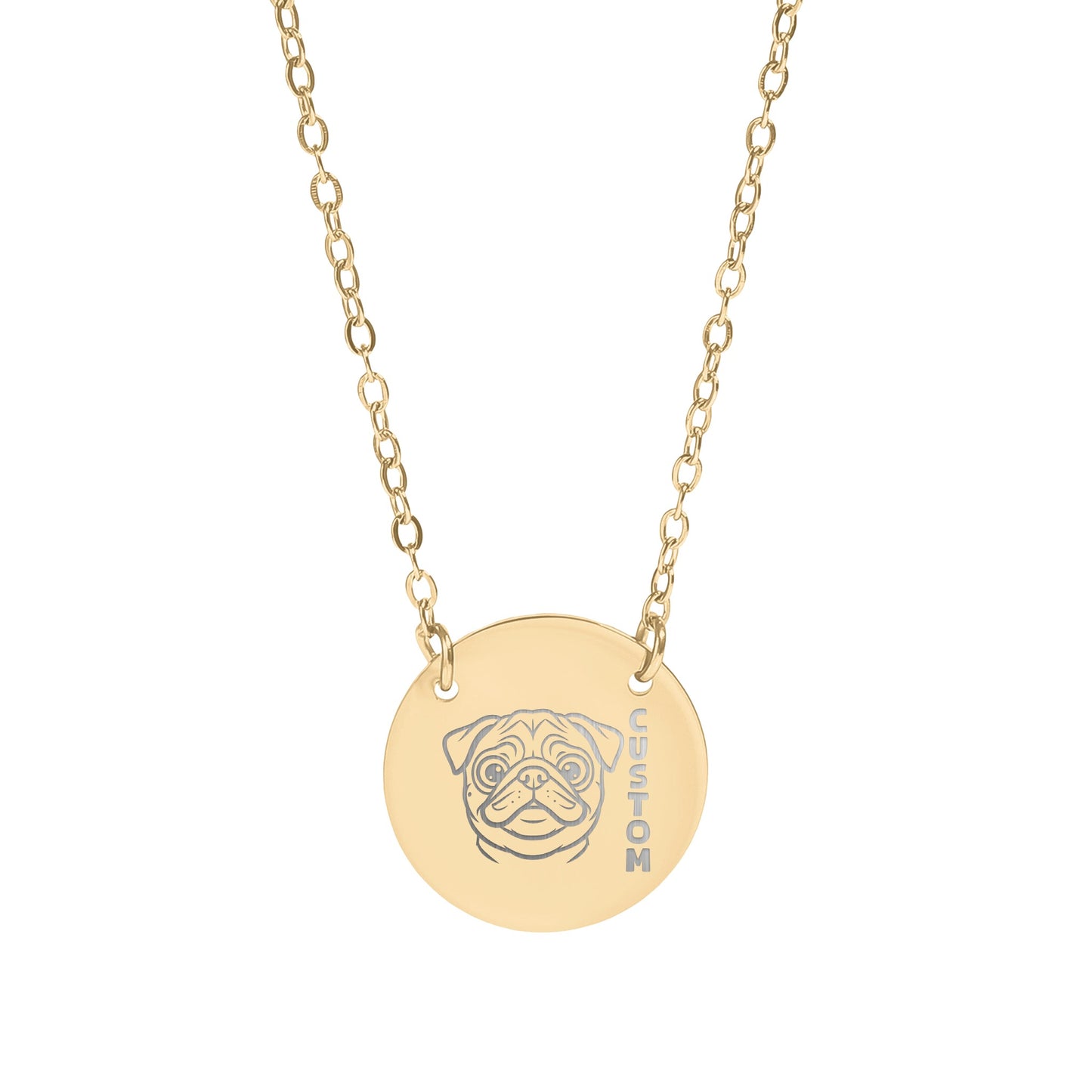 Custom Dog Breed Personalized Necklace Dog Lover's Gift