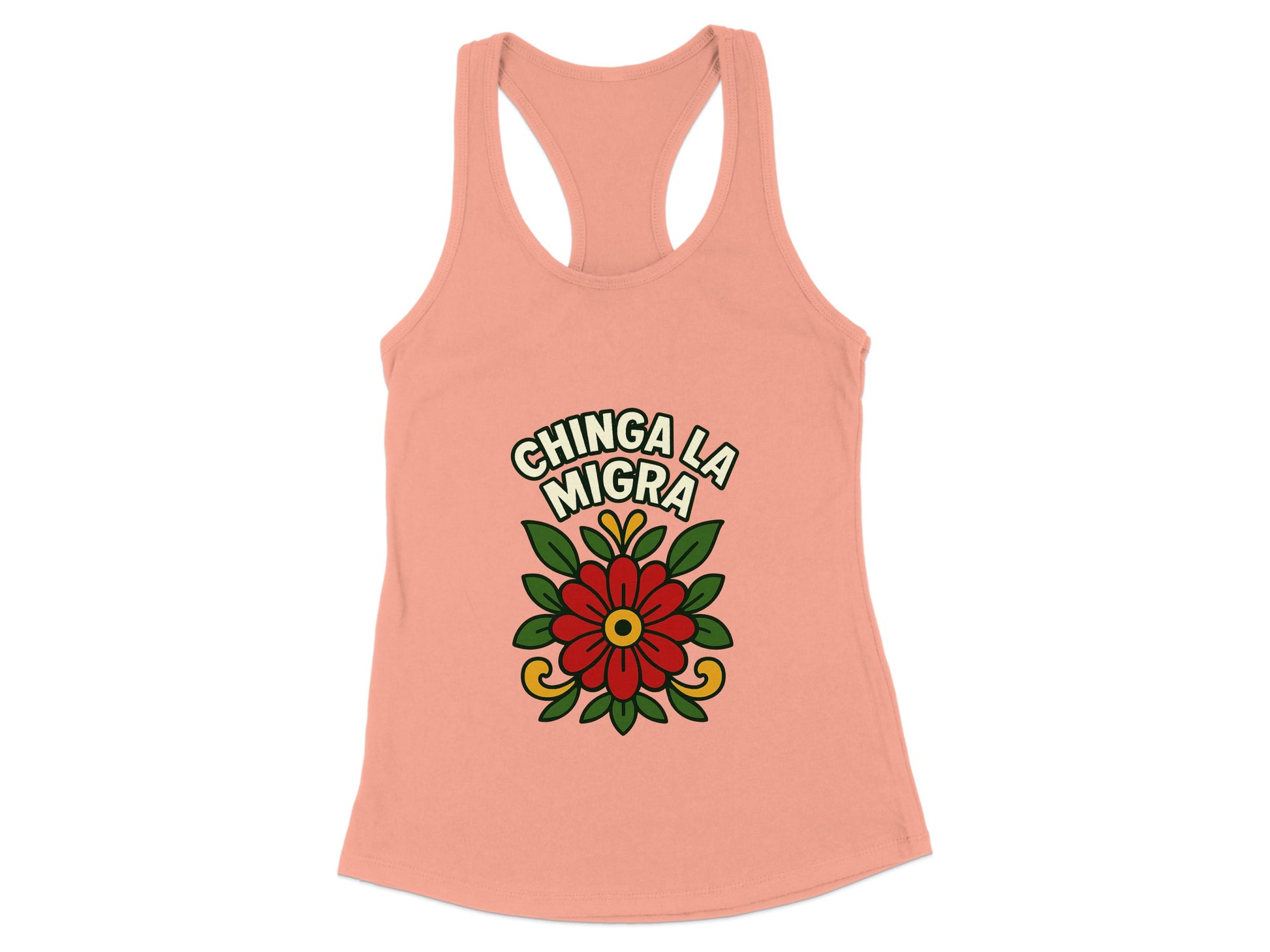 Chinga La Migra Bold Statement Women's Tank Top product