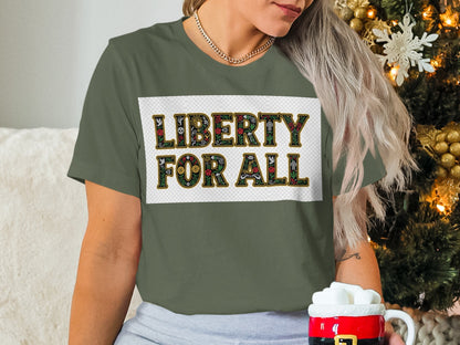 Liberty For All Graphic Tee Shirt