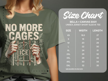 No More Cages Graphic Unisex Jersey Short Sleeve Tee product type