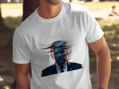 Distorted Face Graphic Design T-Shirt product type