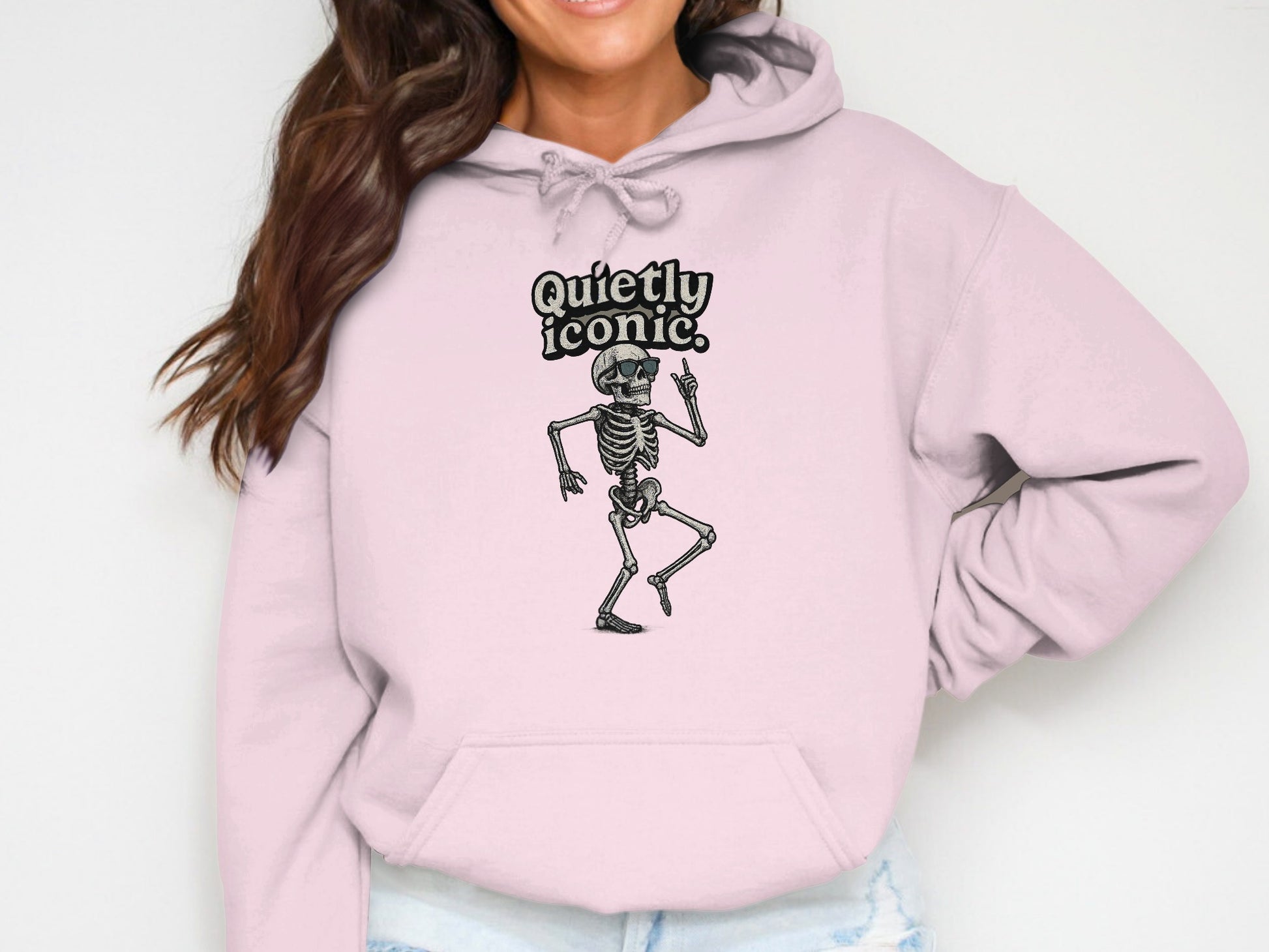 Quietly Iconic Skeleton Dance Hoodie product type