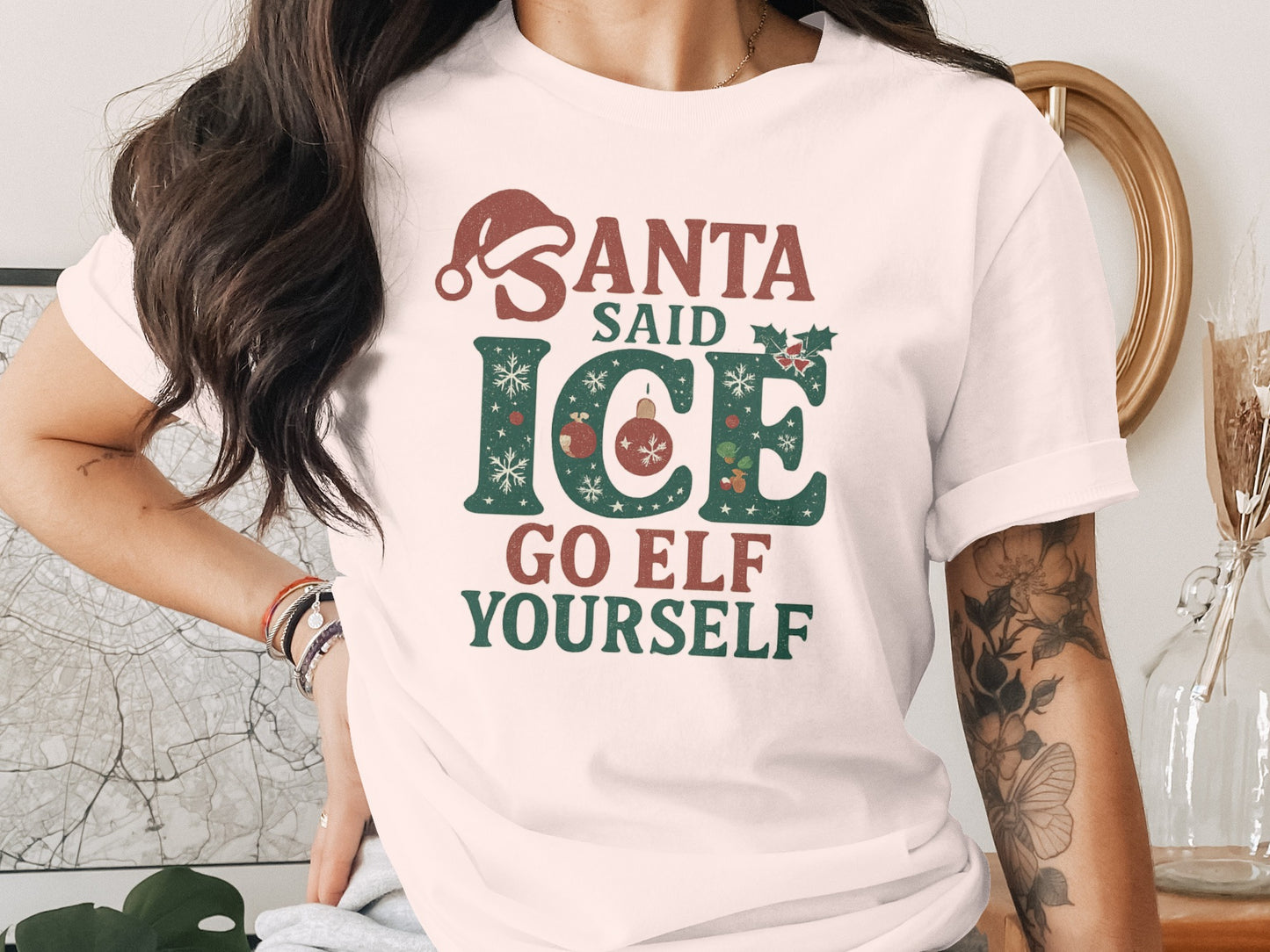 Santa Said Ice Go Elf Yourself T-shirt