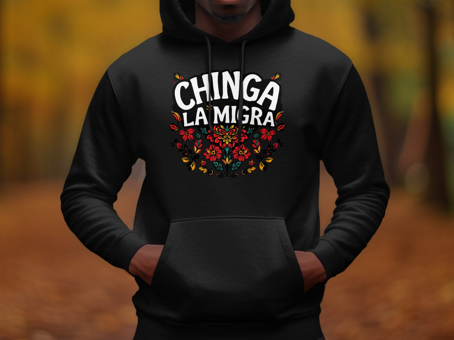 Bold Statement Chinga La Migra Hoodie product