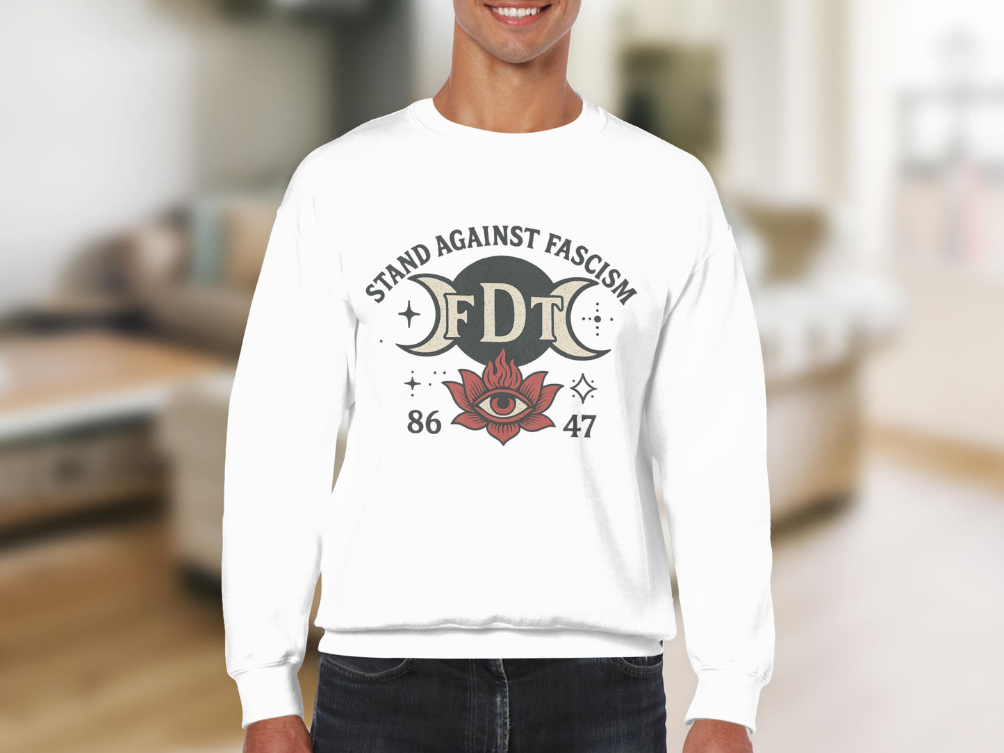 Stand Against Fascism FDT 86 47 Graphic Sweatshirt product