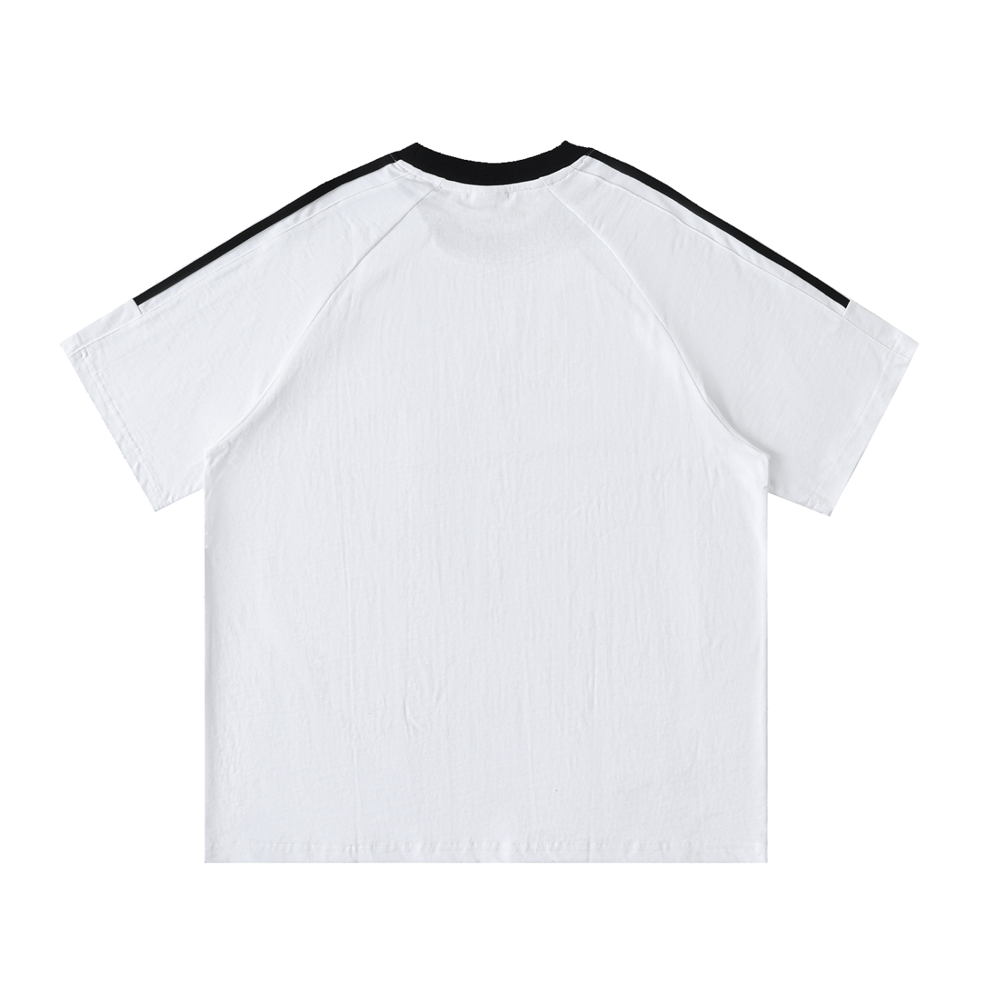Chinga Tu Maga Contrast Tape Crewneck Cotton T-Shirt