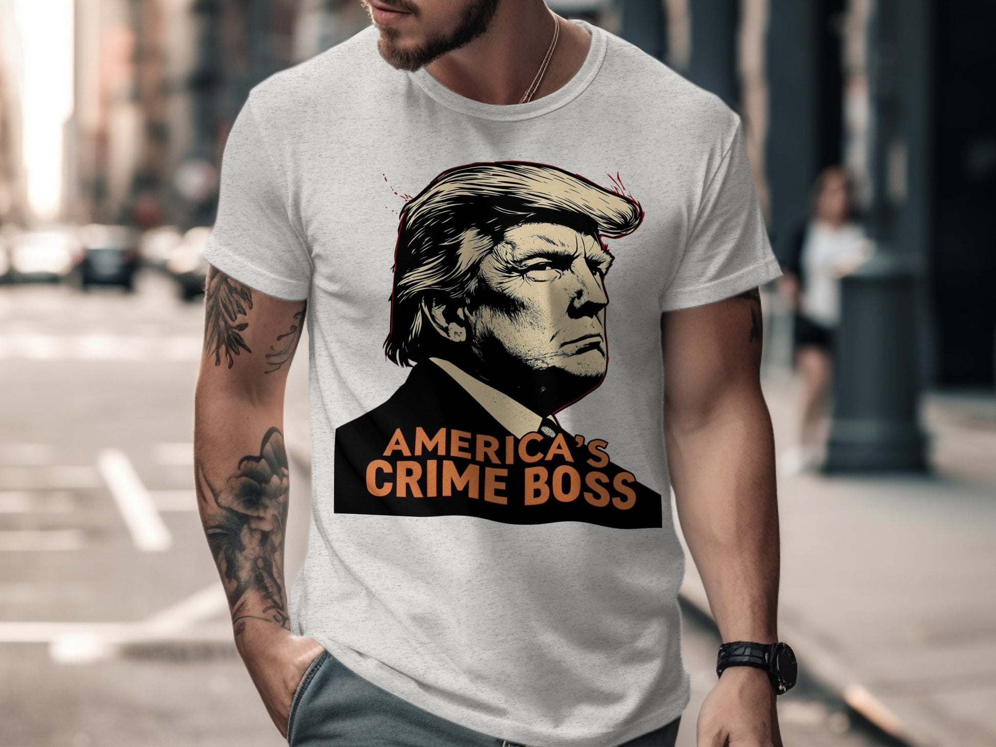 America's Crime Boss Graphic Tee Shirt product