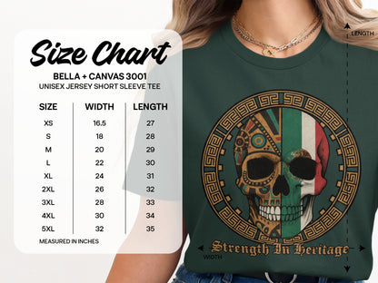 Strength In Heritage Skull T-Shirt Unisex Jersey Tee
