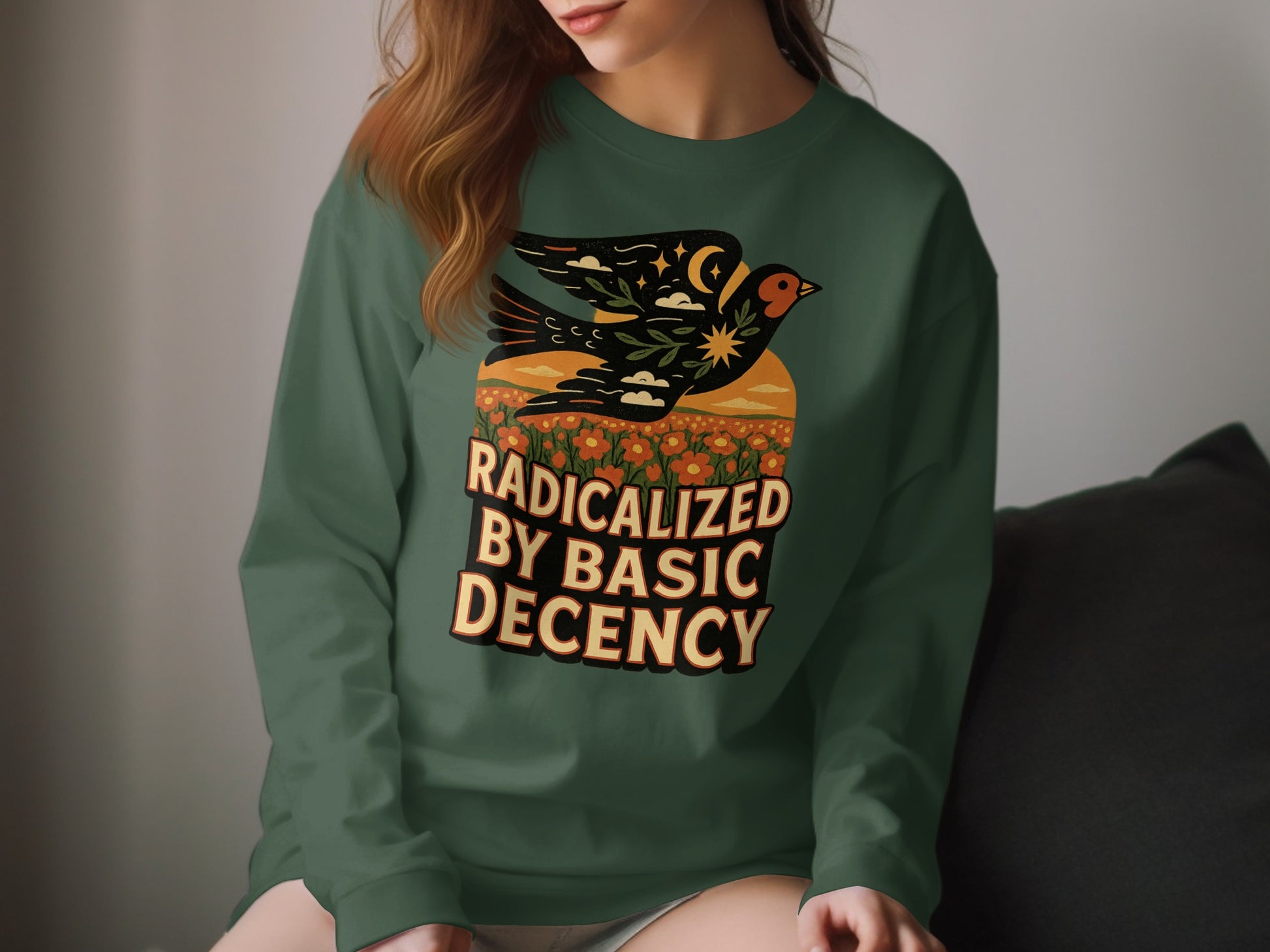 Radicalized by Basic Decency Graphic Shirt