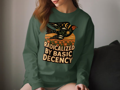 Radicalized by Basic Decency Graphic Shirt