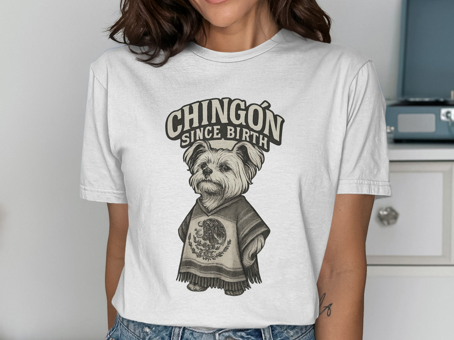 Chingón Since Birth Graphic Design T-Shirt product