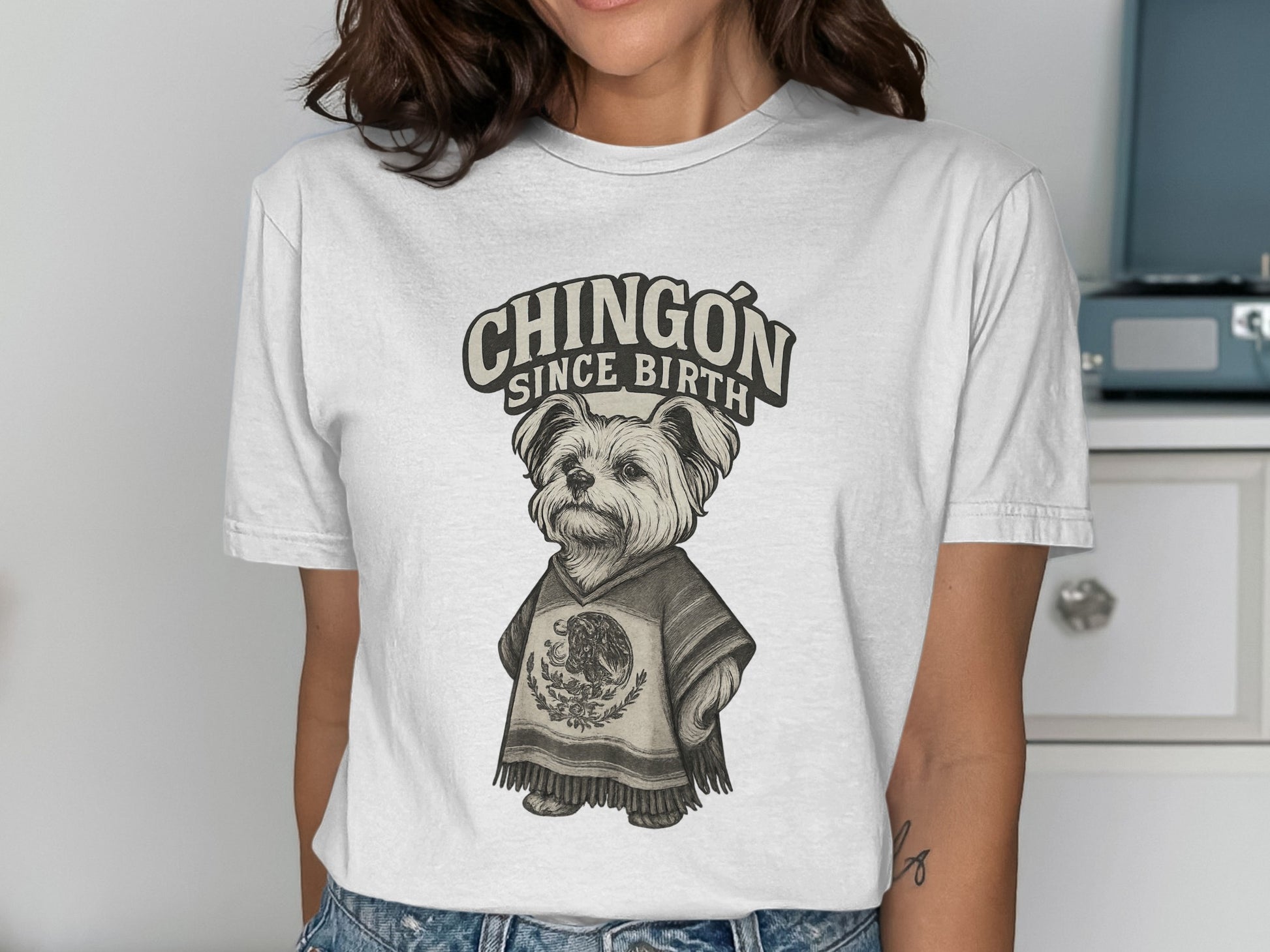 Chingón Since Birth Graphic Design T-Shirt product