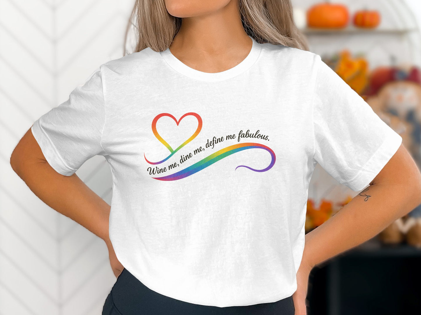 Wine Me Dine Me Define Me Fabulous T-shirt product type