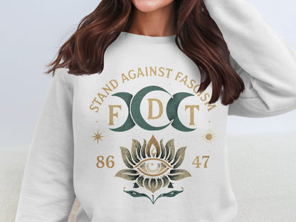 Stand Against Fascism Graphic Sweatshirt product