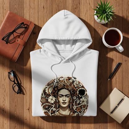 Frida Kahlo I Spoke Anyway With Blood On Canvas Hoodies