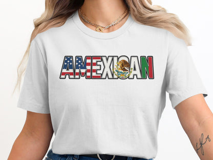 Amexican Graphic Tee with Unique Flag Design product type