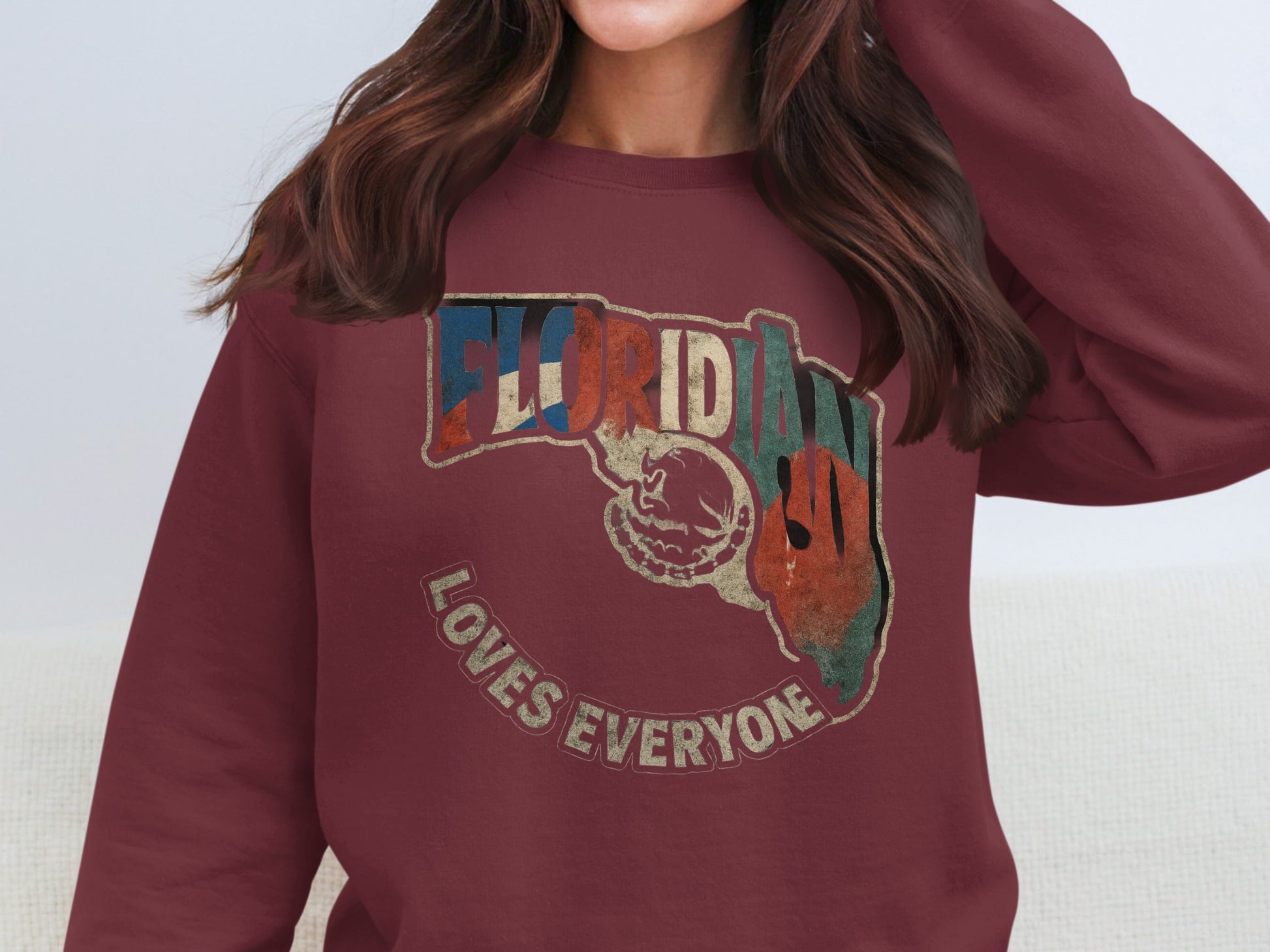 Colorful Floridian Loves Everyone Comfort Product