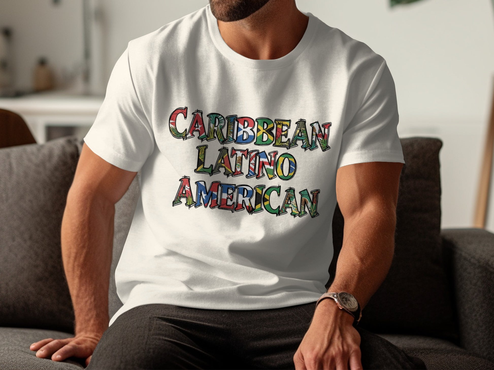 Caribbean Latino American Graphic Tee