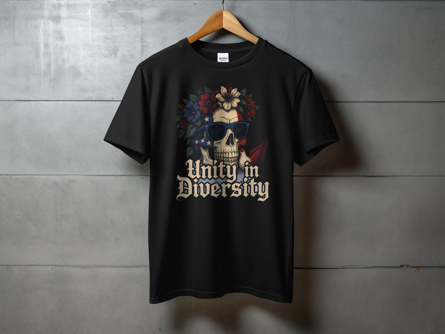Unity in Diversity Skull Graphic T-Shirt product type