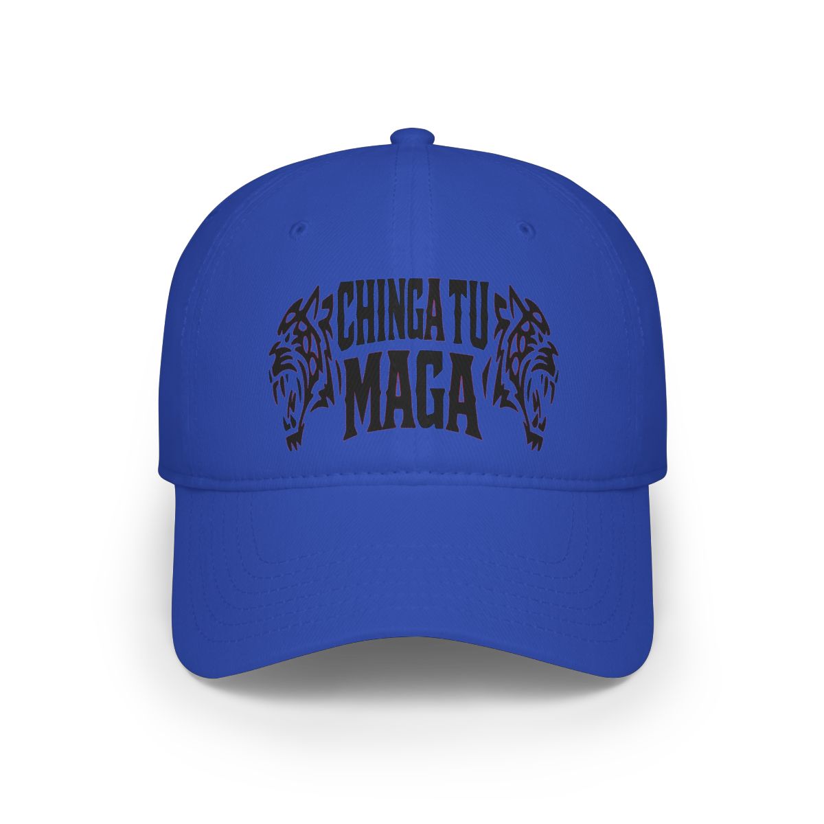 Chinga Tu Maga Blue Cap with Tiger Graphics Hat