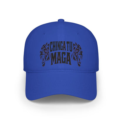 Chinga Tu Maga Blue Cap with Tiger Graphics Hat