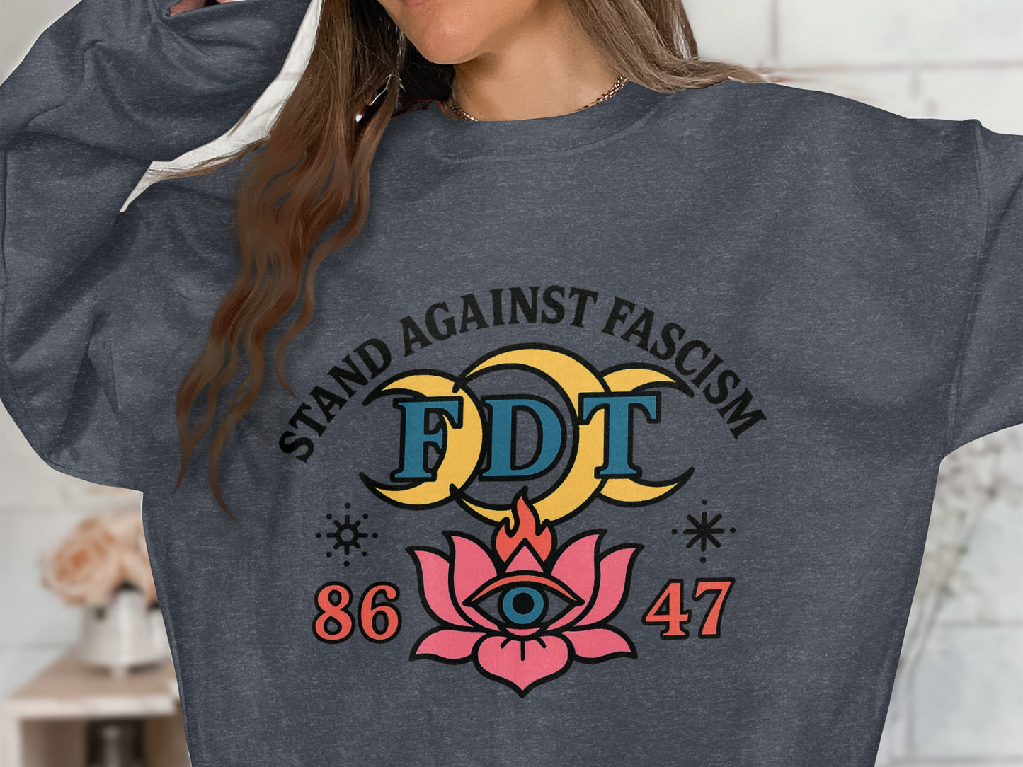Stand Against Fascism FDT Graphic Sweatshirt product