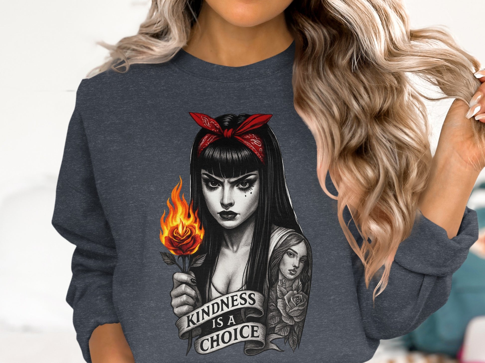 Kindness Is A Choice Printed Sweatshirt Product