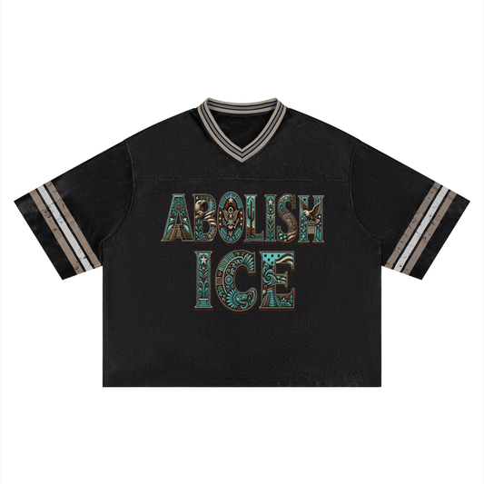Unisex Boxy Striped Soccer Jersey