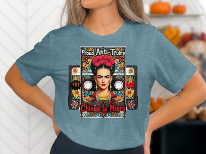 Proud Anti Trump Chinga la Migra featured shirt product type
