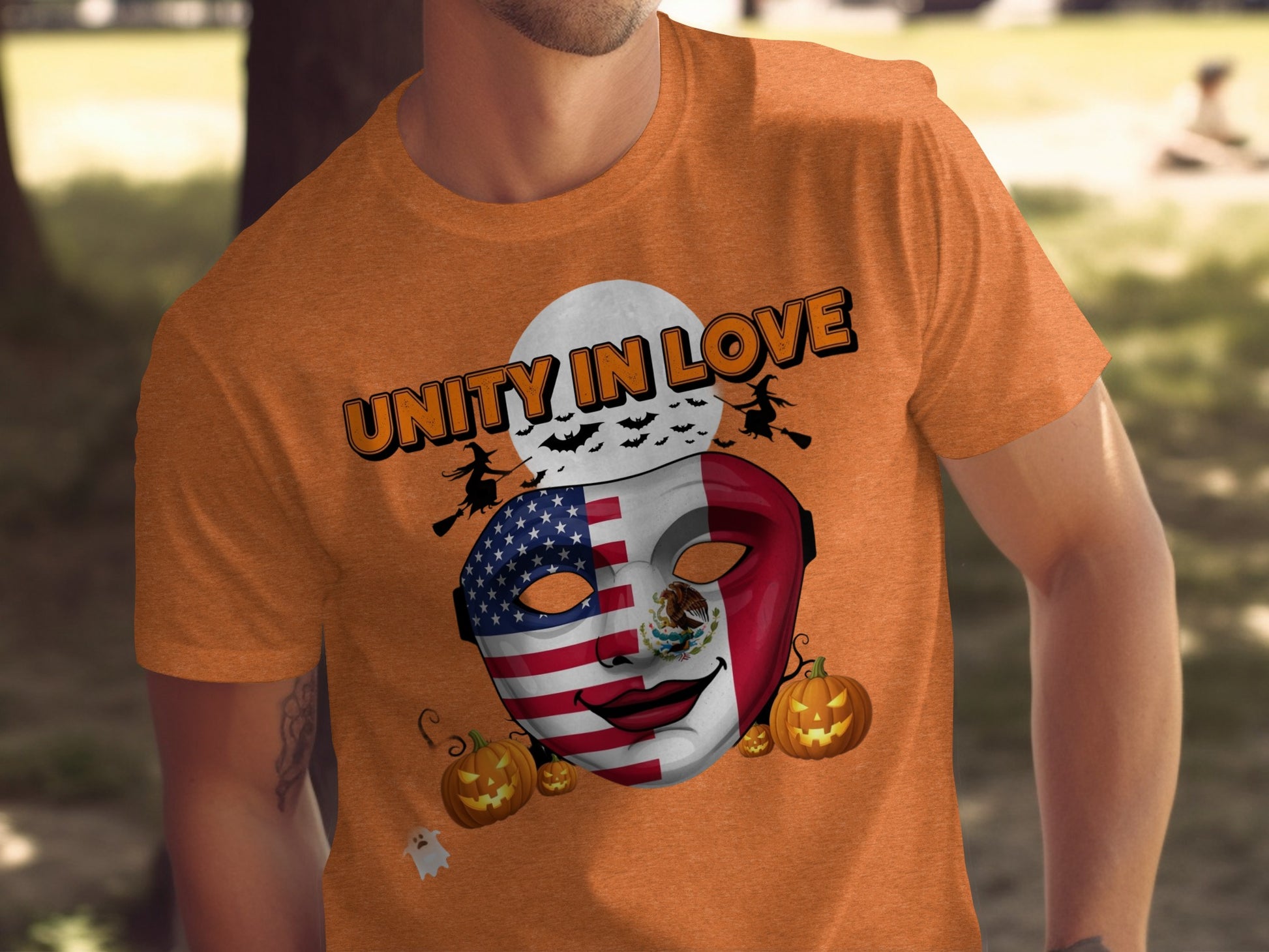 Unity In Love Halloween Themed Graphic T-shirt Product