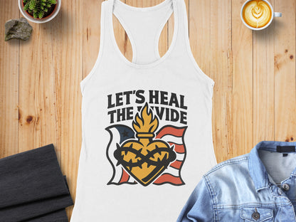 Let's Heal The Divide Graphic Tank Top Product