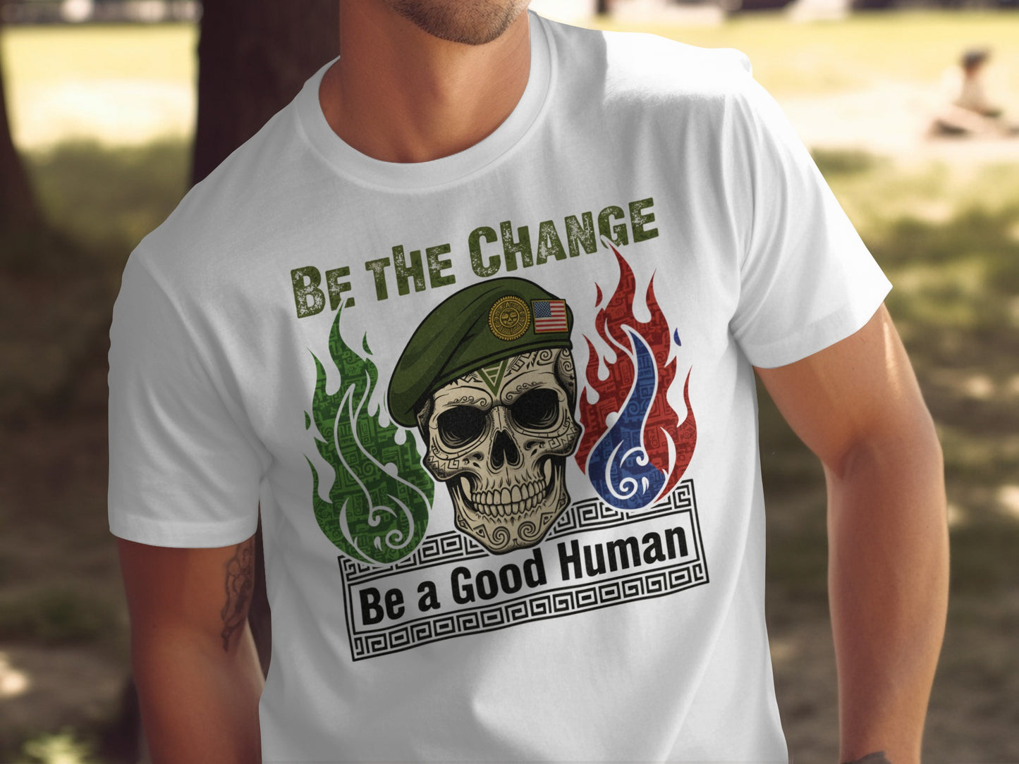 Be The Change Be A Good Human Inspirational Shirt
