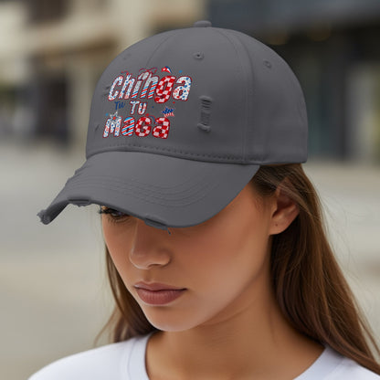 Chinga Tu Madre Distressed Look Funny Hat product type