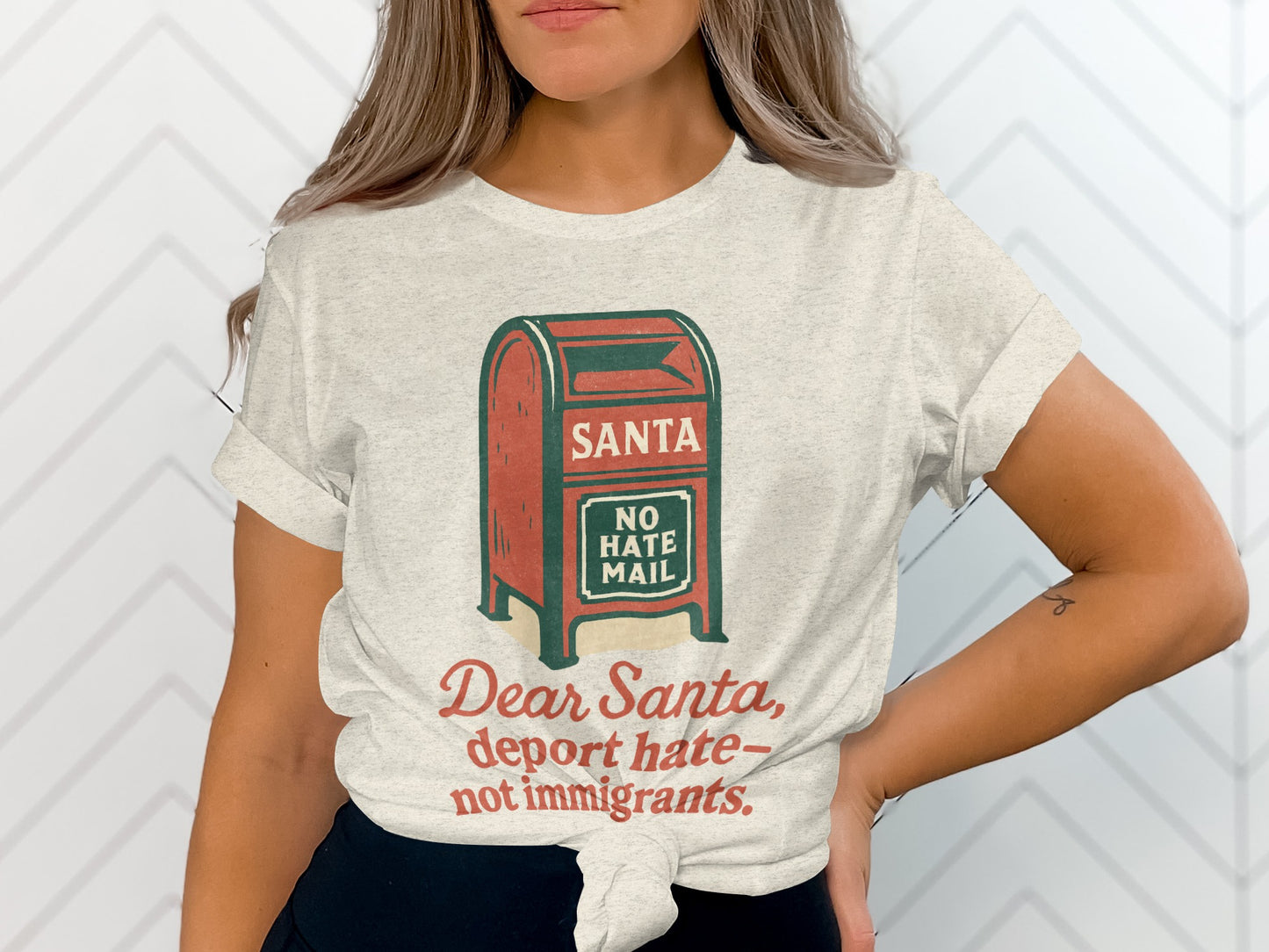 Dear Santa Deport Hate Not Immigrants T-Shirt