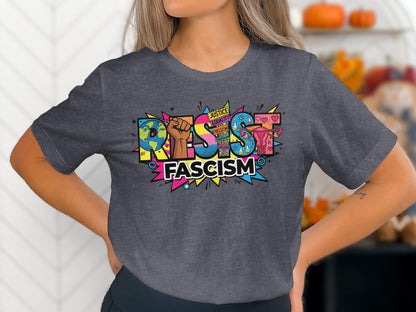 Bold Resist Fascism Graphic T-shirt product type
