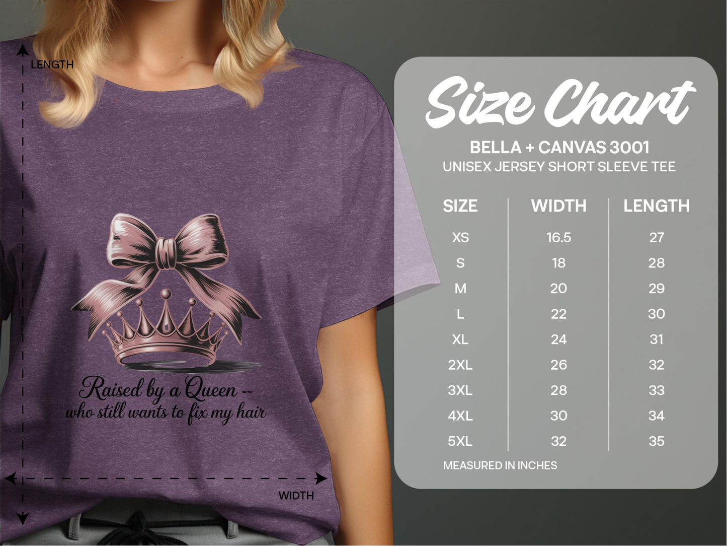 Raised by a Queen Graphic Tee Shirt product