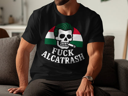 Retro Skull Design Fuck Alcatrash Statement product type