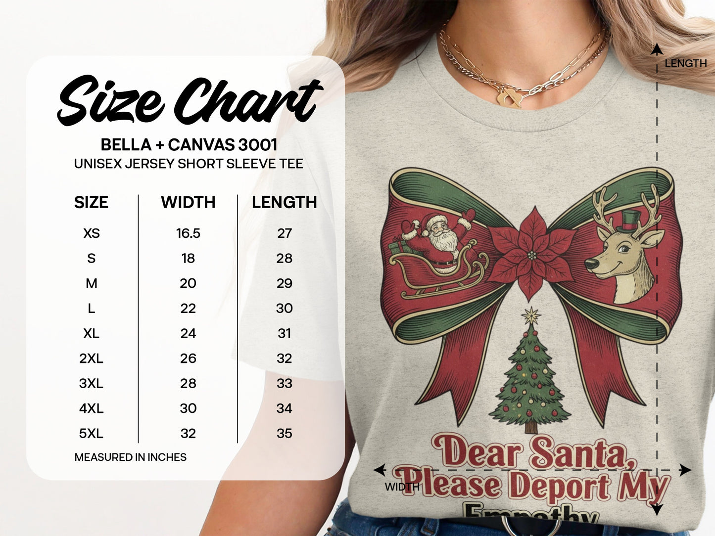 Dear Santa Please Deport My Family Tee
