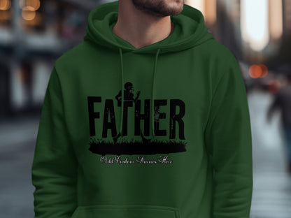 Father Personalized Green Hoodie Product