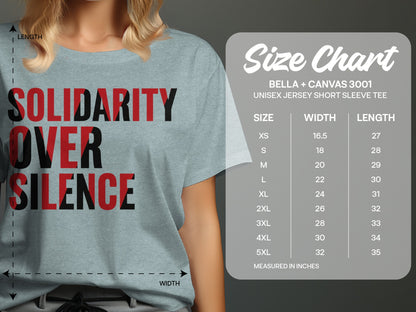 Solidarity Over Silence Graphic Tee